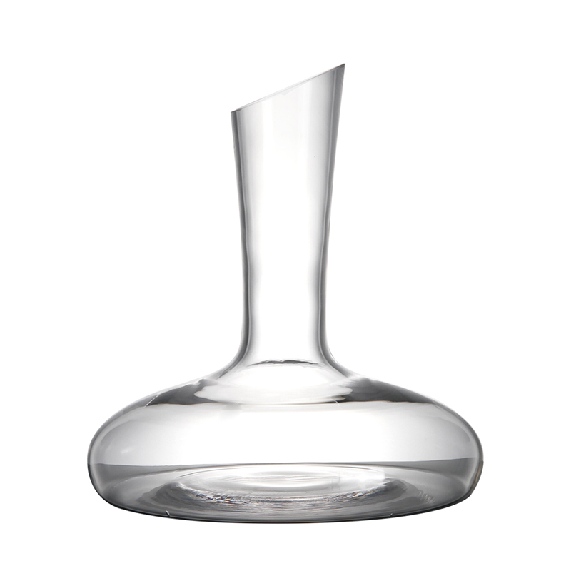 SANZO Jarra de vino transparente hecha a mano de alta calidad de vidrio soplado \/ material de cristal para el hogar